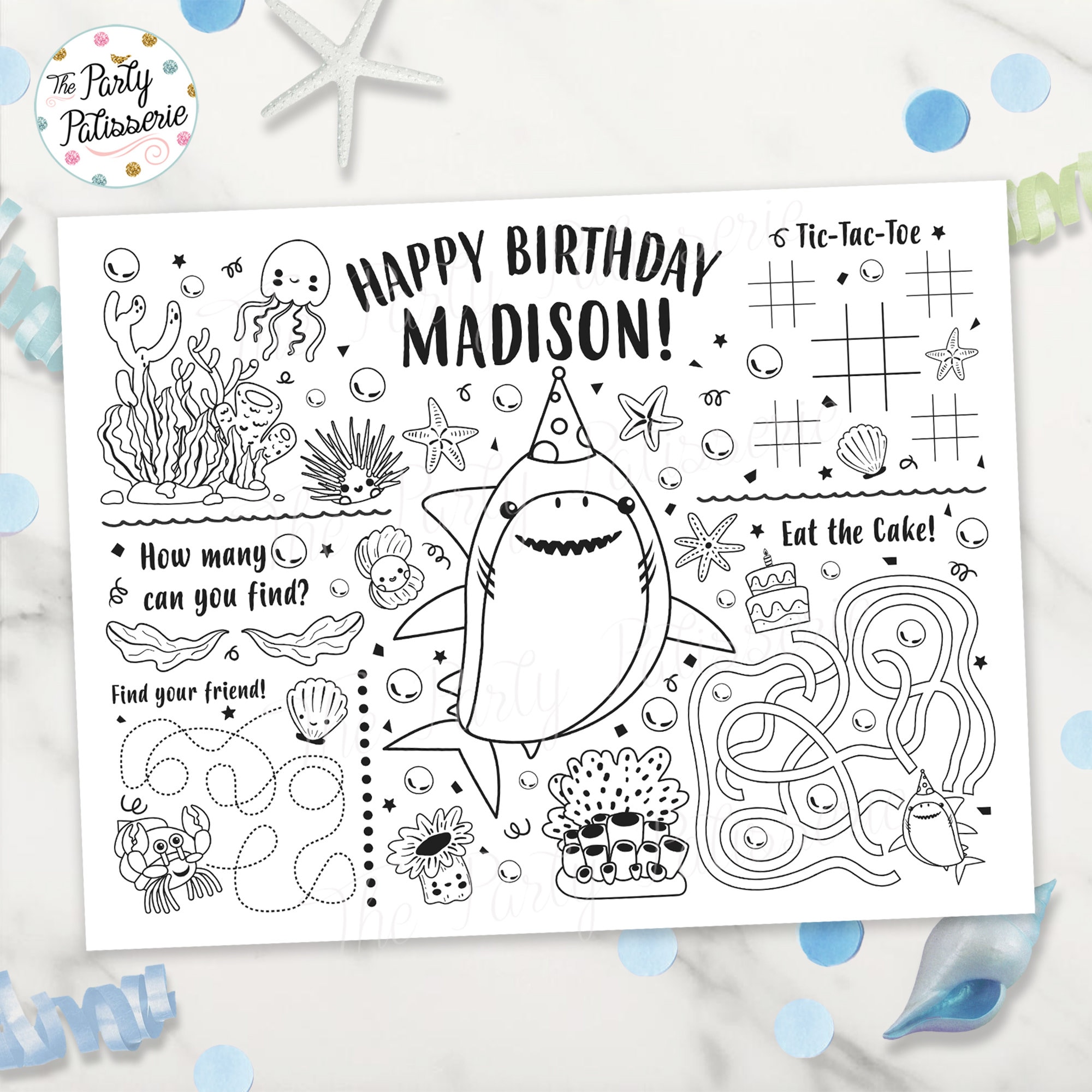 4400 Baby Shark Birthday Coloring Pages  Latest HD
