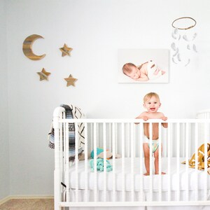 Baby Nursery Decor, Stars for Wall, Baby Room Decor, Wooden Star, Baby Gift, Wooden Wall Art