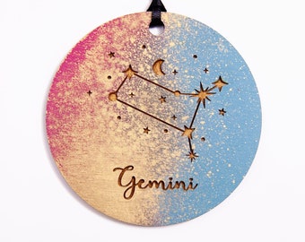 Christmas Ornament, Zodiac Ornaments, Astrological Sign, Astrology Ornament, Galaxy Series, Zodiac Constellation, Astrology Gift