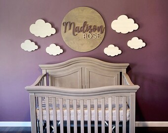 cloud themed nursery accessories