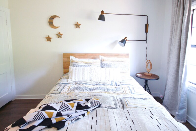 Wood Star Star Bedroom Decor Office Decor Room Decor Etsy