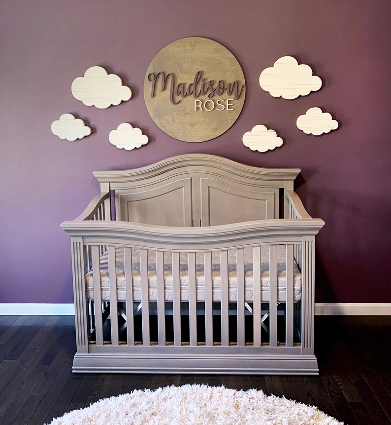 White Wood Cloud for Wall Adventure Nursery Decor Cloud Wall Etsy
