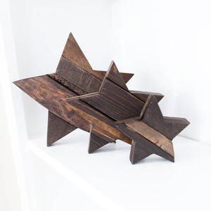 Rustic Home Decor, Farmhouse Decor, Wood Star, Country Home Decor, Reclaimed Wood, Wall Room Decor, Wooden Star Decor image 5