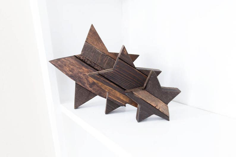 Rustic Home Decor, Farmhouse Decor, Wood Star, Country Home Decor, Reclaimed Wood, Wall Room Decor, Wooden Star Decor image 5