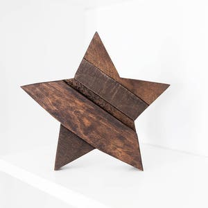 Rustic Home Decor, Farmhouse Decor, Wood Star, Country Home Decor, Reclaimed Wood, Wall Room Decor, Wooden Star Decor image 8