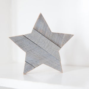 Boho Decor, Star, Gray Star for Wall, Star Wall Art, Gray Decor, Wooden Star, Celestial Decor image 8