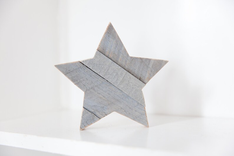 Boho Decor, Star, Gray Star for Wall, Star Wall Art, Gray Decor, Wooden Star, Celestial Decor image 8