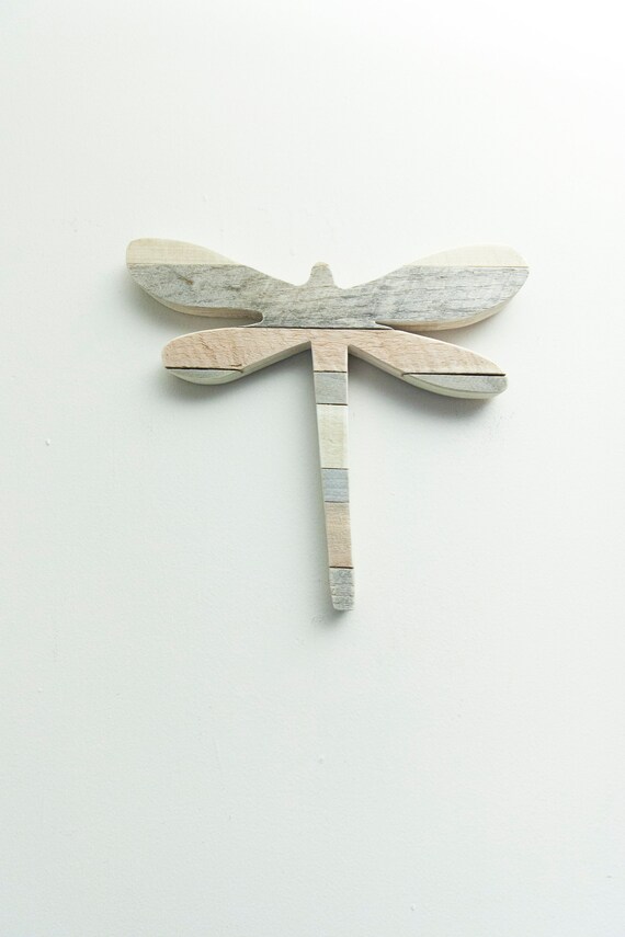 Dragonfly Wooden Wall Decor Art Gift Unique Sign Wood Rustic Home