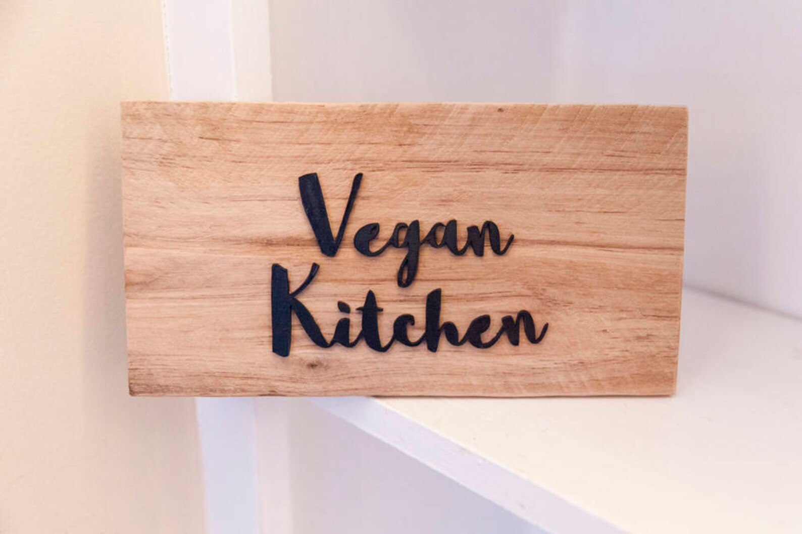 Rustic Home Decor Vegan Gift Vegan Kitchen Rustic Sign Etsy