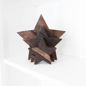 Rustic Home Decor, Farmhouse Decor, Wood Star, Country Home Decor, Reclaimed Wood, Wall Room Decor, Wooden Star Decor image 7