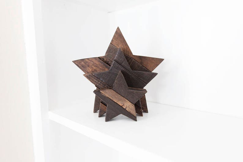 Rustic Home Decor, Farmhouse Decor, Wood Star, Country Home Decor, Reclaimed Wood, Wall Room Decor, Wooden Star Decor image 7