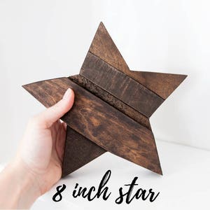 Rustic Home Decor, Farmhouse Decor, Wood Star, Country Home Decor, Reclaimed Wood, Wall Room Decor, Wooden Star Decor Medium Star - 8 inch