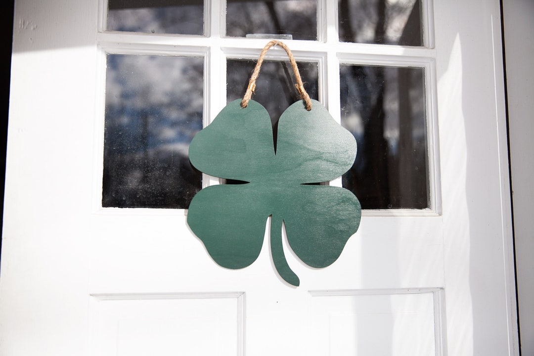 Irish Decor, St. Pattys Door Decor, Shamrock Door Hanger, St. Patricks