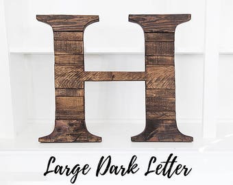 Entryway Decor, Rustic Wall Decor, Farmhouse Decor, Large Wood Letter, Kitchen Decor, Letters for Walls, Country Home Decor,