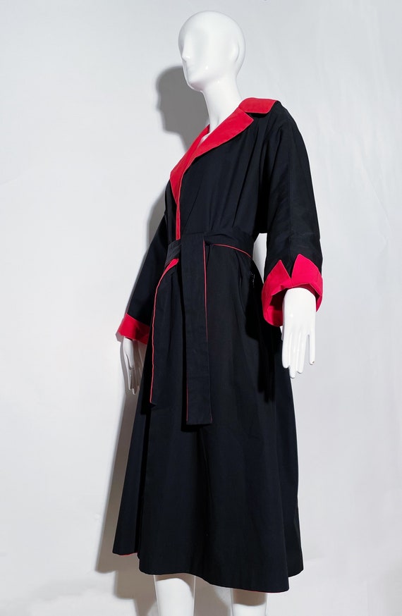 Pauline Trigere Reversible Belted Trench Coat - image 2