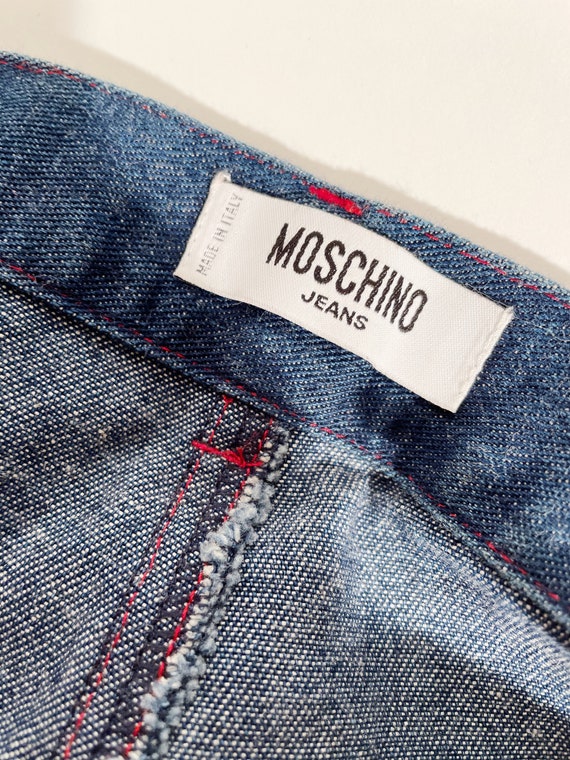 Moschino Embroidered Jeans - image 6