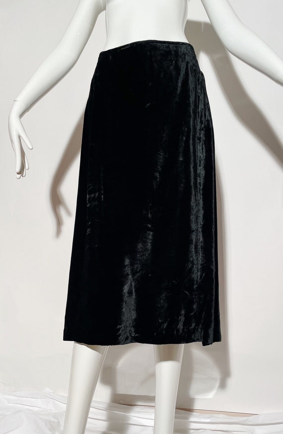 Gianfranco Ferre Velvet Skirt - image 1