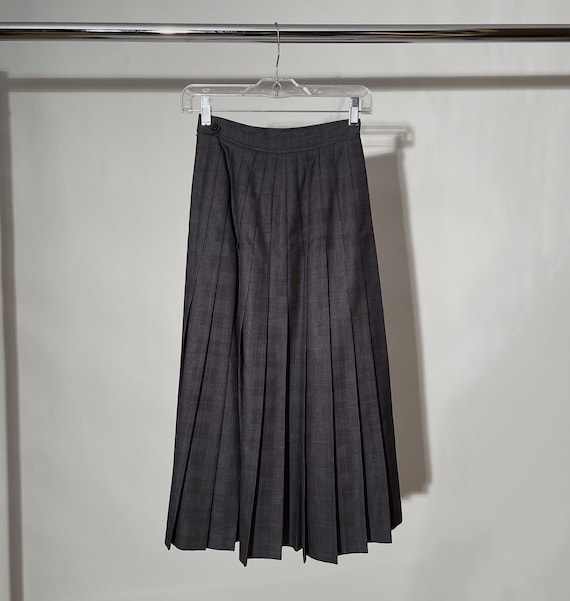 Burberry Plaid Pleated Skirt