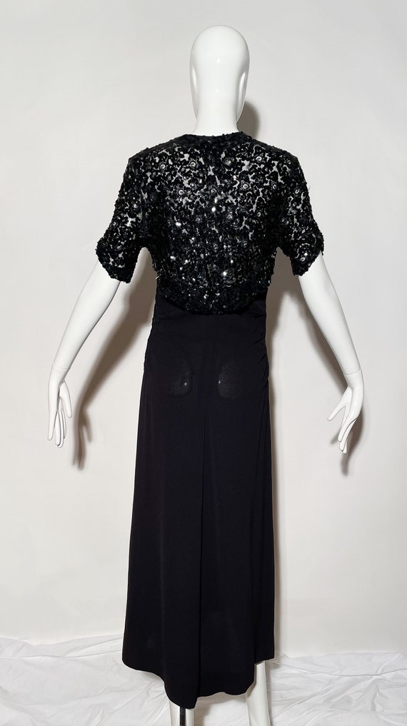 Vintage 1930's Sequin Maxi Dress - image 6