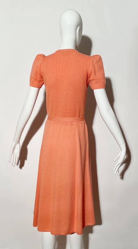 St.John Knit Belted Dress - image 7