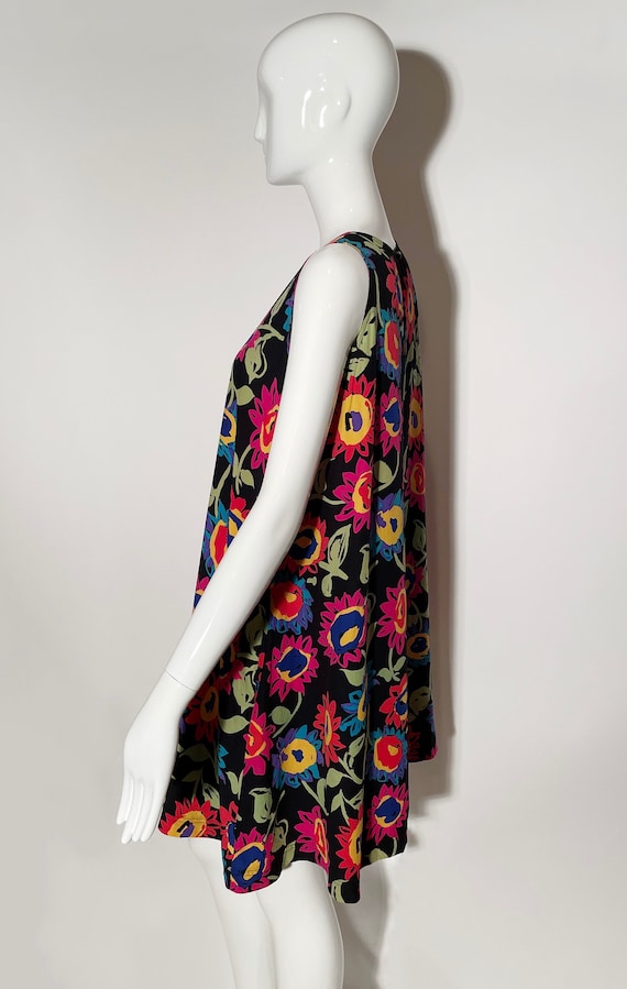 Emanuel Ungaro Silk Floral Dress - image 2