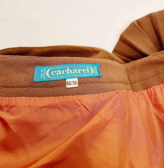Cacharel Wool Pleated Skirt - image 8