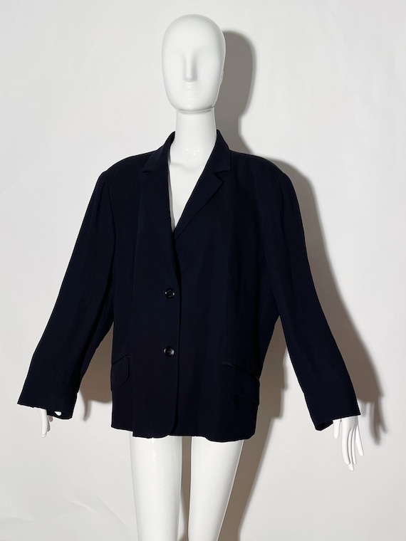 Gianfranco Ferre Forma Navy Blazer