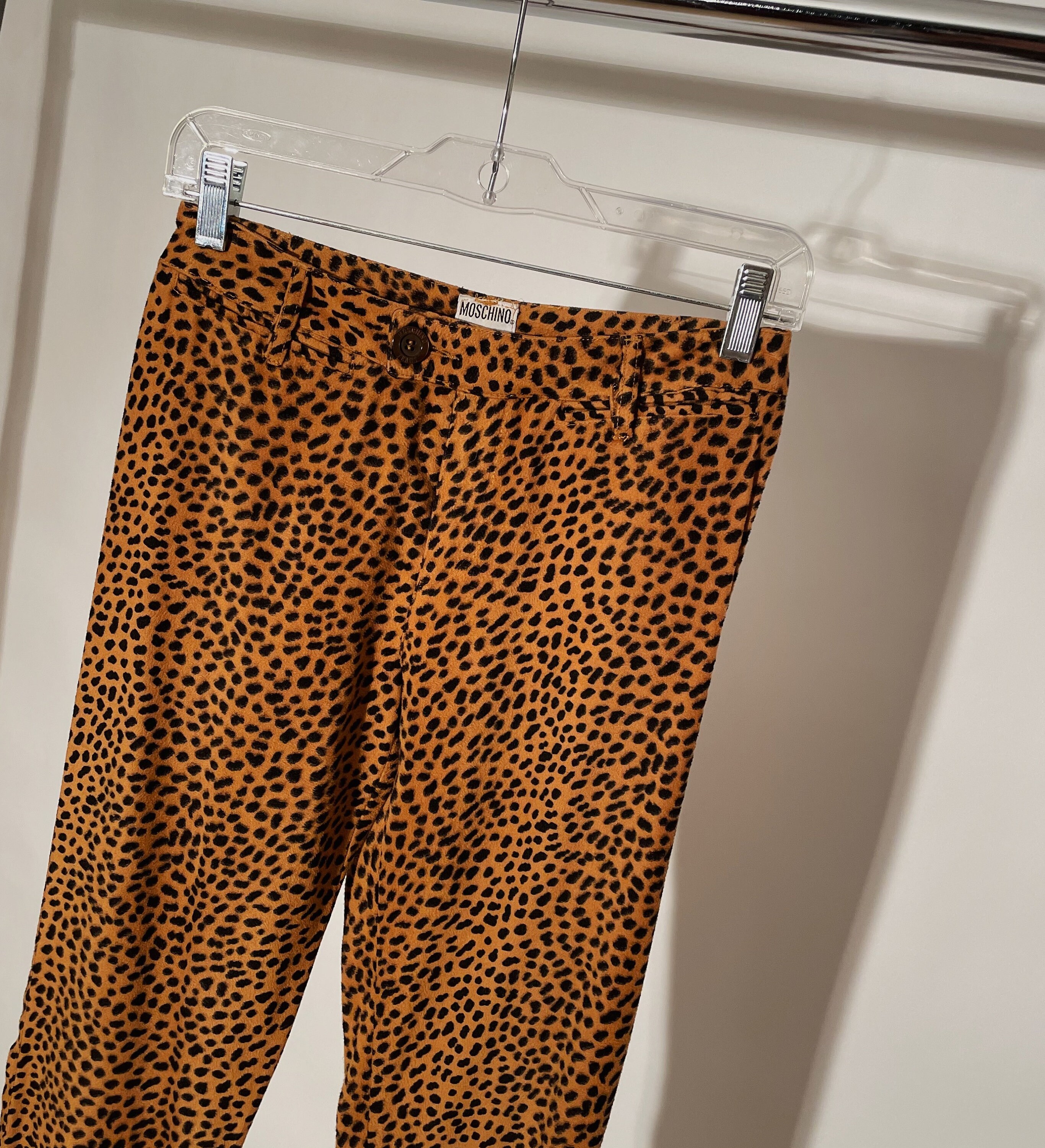 パンツ Moschino Pants With Animal Pattern Moschino Leopard Pants - Etsy