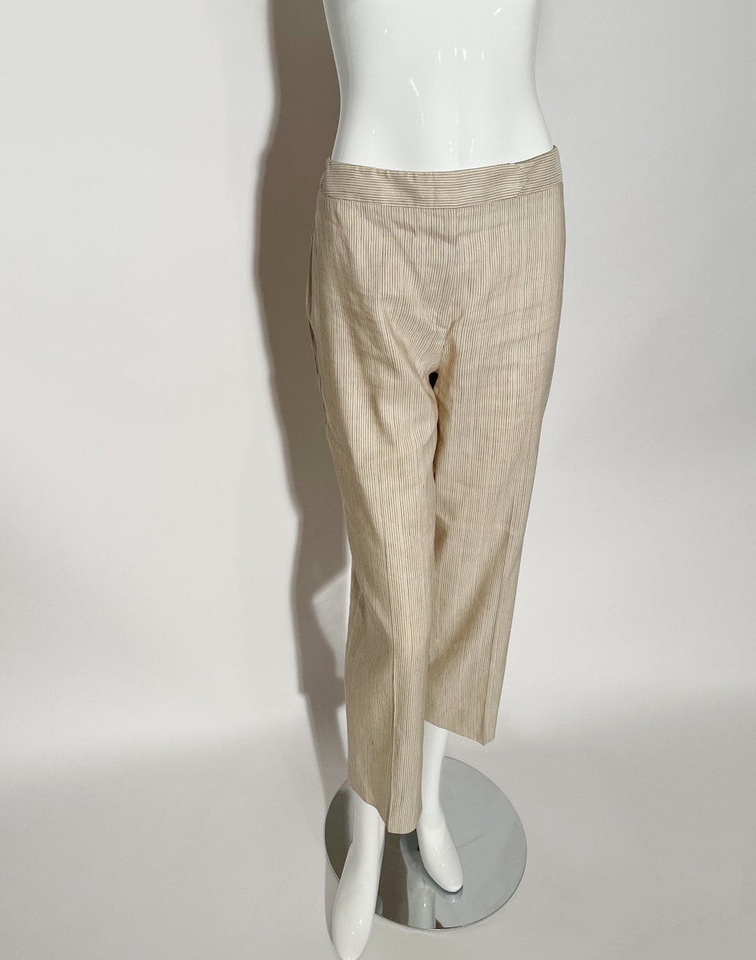 パンツ GIORGIO ARMANI Beige silk pant (GW000641TE14288 U8048) Giorgio Armani Silk Shirt | Neutrals | FARFETCH