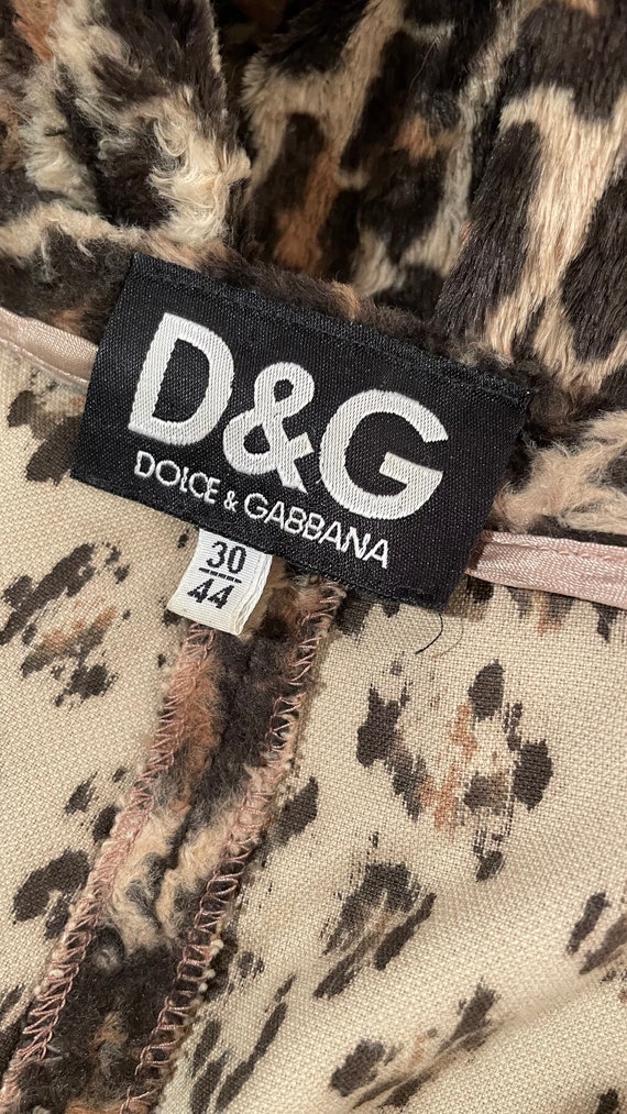 Dolce & Gabbana Fuzzy Leopard Print Pants - image 7