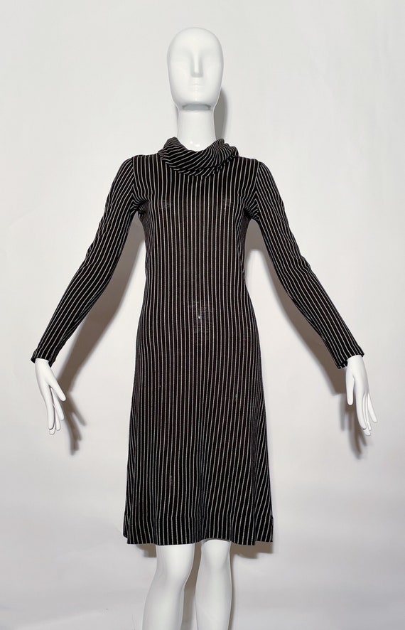 Diane Von Furstenberg Pinstripe Dress Etsy Canada