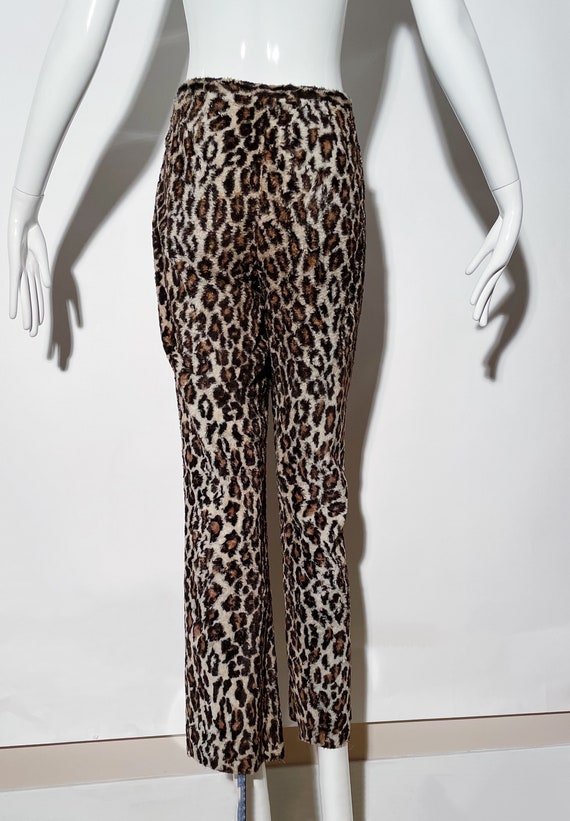 Dolce & Gabbana Fuzzy Leopard Print Pants - image 5