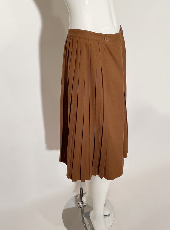 Cacharel Wool Pleated Skirt - image 2