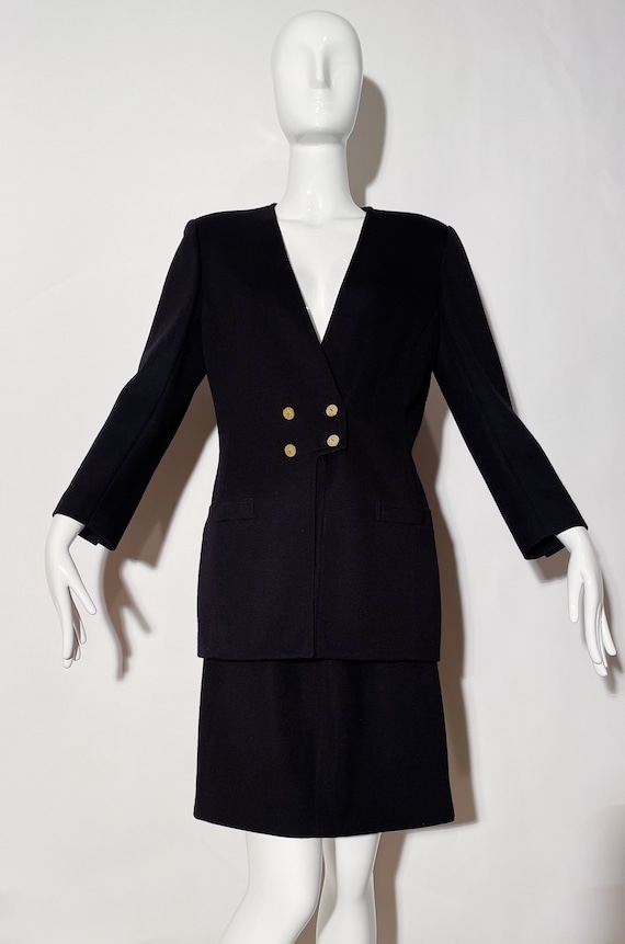 Sonia Rykiel Black Skirt Suit - image 1