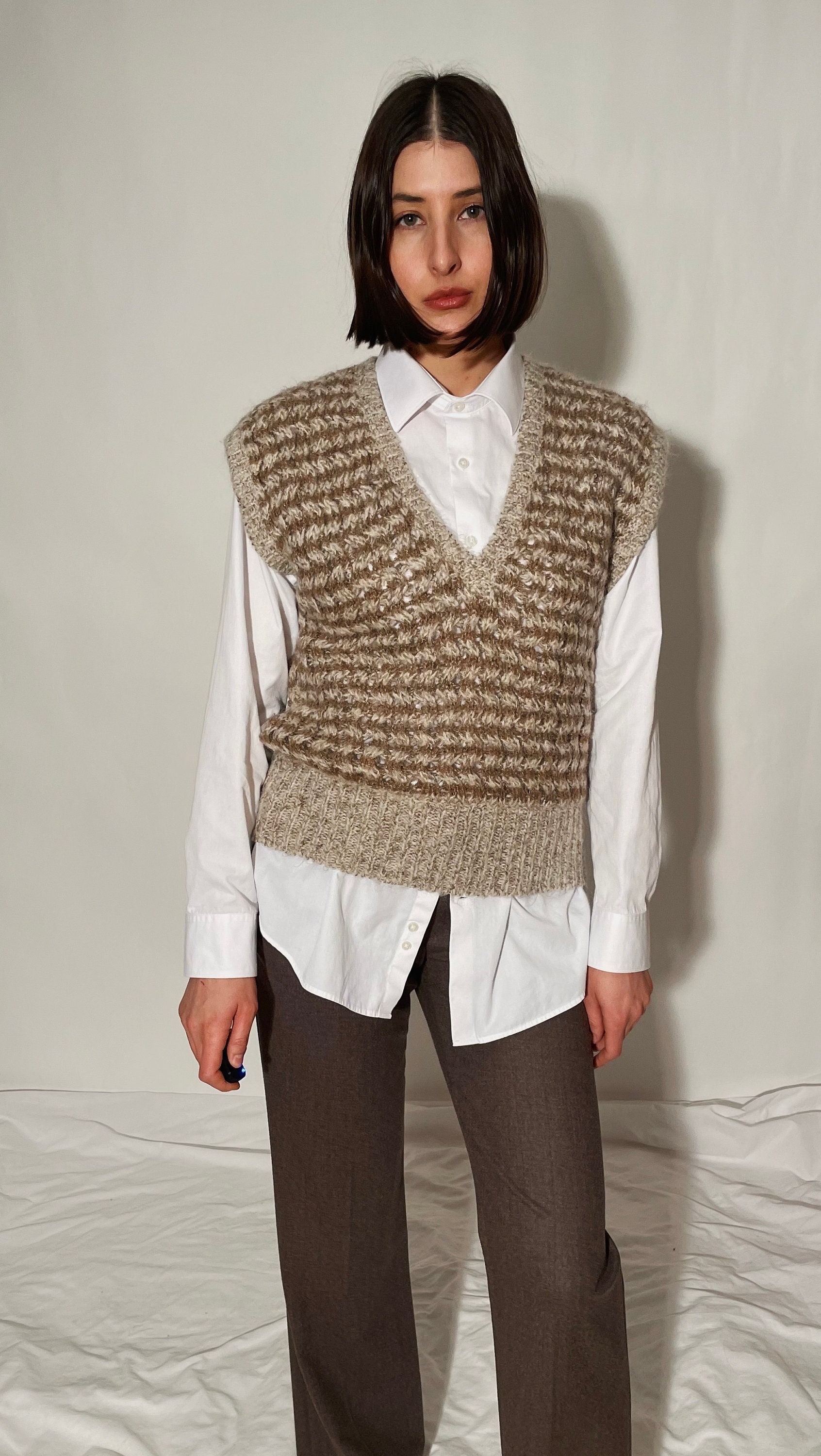 Dior 大人のお洒落！ニットベスト Archives Labels Sweater Vest Christian Dior Sweater Vest - Etsy