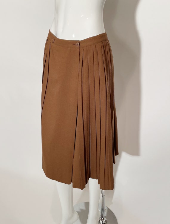 Cacharel Wool Pleated Skirt - image 4