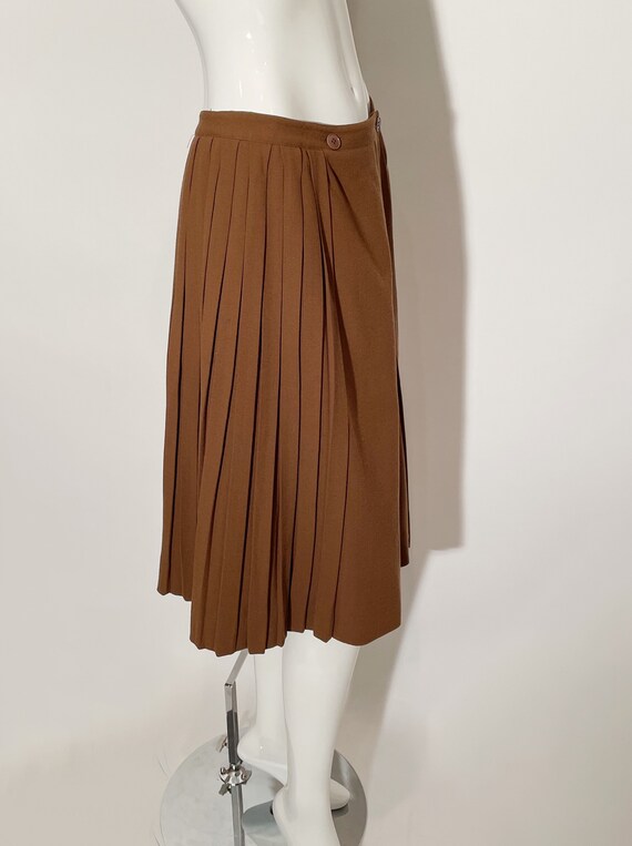 Cacharel Wool Pleated Skirt - image 5