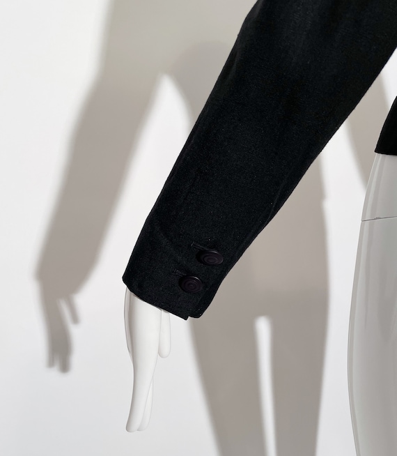 Karl Lagerfeld Linen Cropped Blazer - image 6