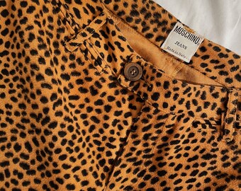 Moschino Leopard Pants - Etsy