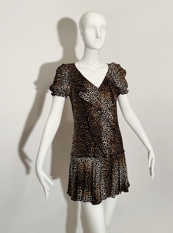 Dolce and Gabbana Leopard Mini Dress