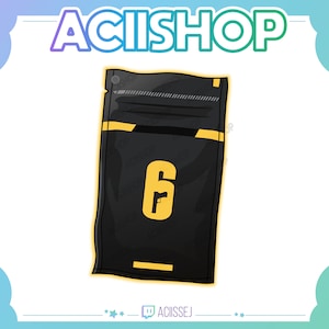 Rainbow Six Siege | Legendary (Yellow) Alpha Pack Twitch Emote | Channel Point Icon | Twitch | R6S | Discord | YouTube