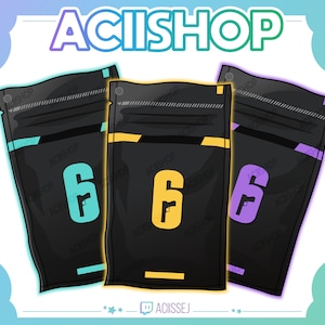 BUNDLE Rainbow Six Siege | Rare, Epic & Legendary Alpha Pack Twitch Emotes | Channel Point Icons | Twitch | R6S | Discord | YouTube