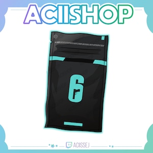 Rainbow Six Siege | Rare (Blue) Alpha Pack Twitch Emote | Channel Point Icon | Twitch | R6S | Discord | YouTube