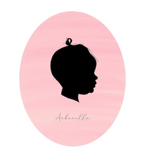 Silhouette Portrait / Digital Copy