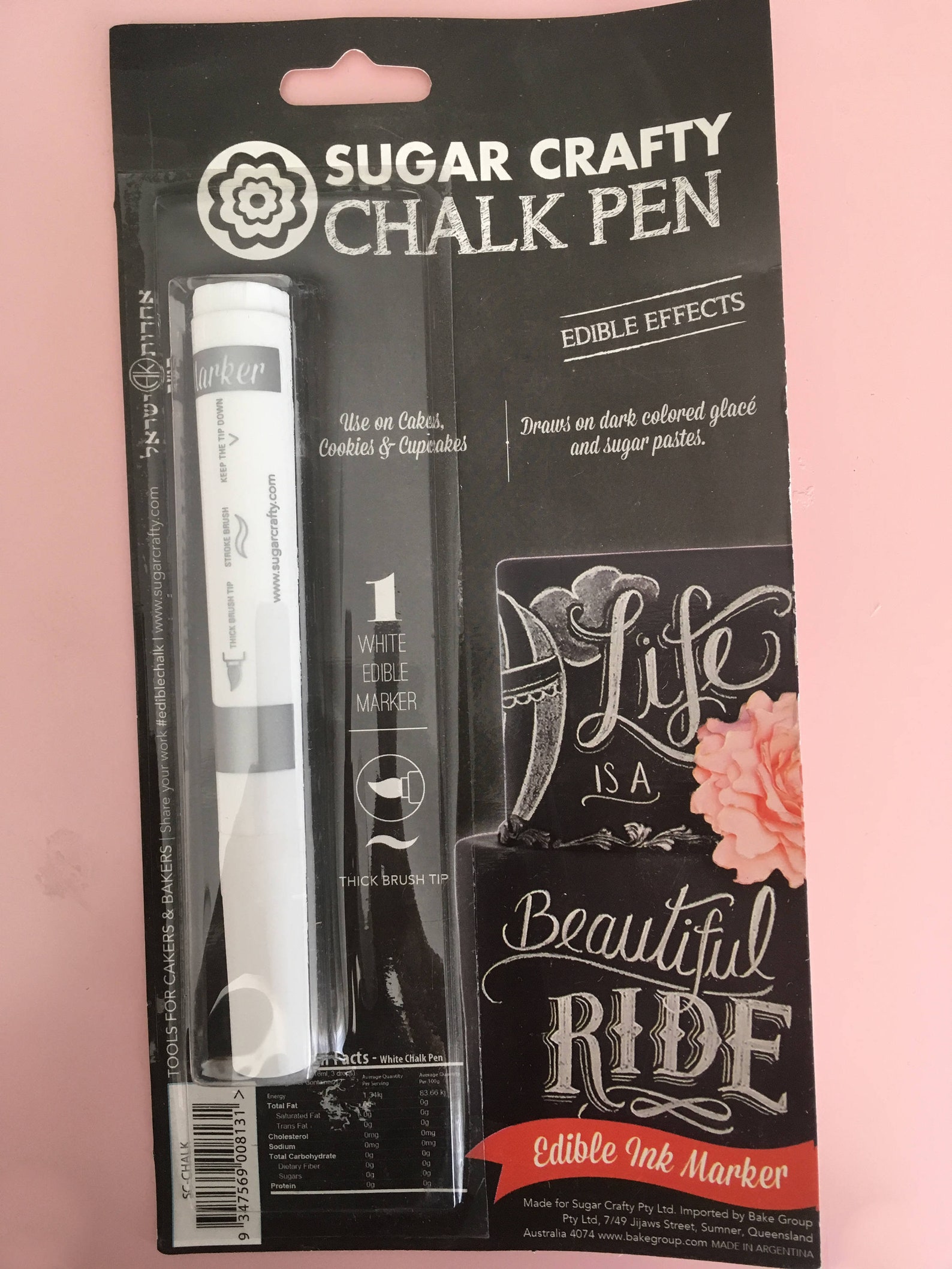 Edible Marker Sugar Crafty Pen Edible White Chalk Pen Etsy