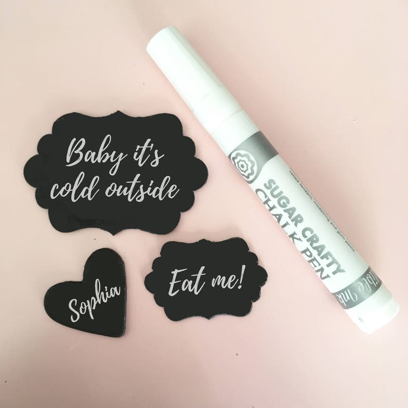 Edible Marker Sugar Crafty Pen Edible White Chalk Pen Etsy