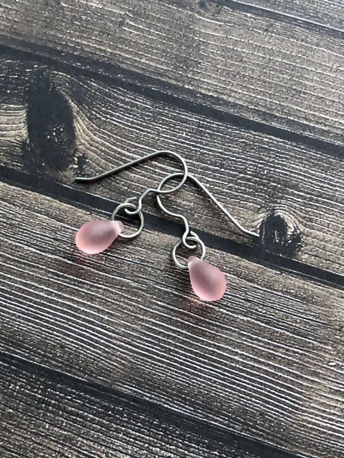 Blush Pink earrings & necklace Set Light Pink Jewelry Set Etsy