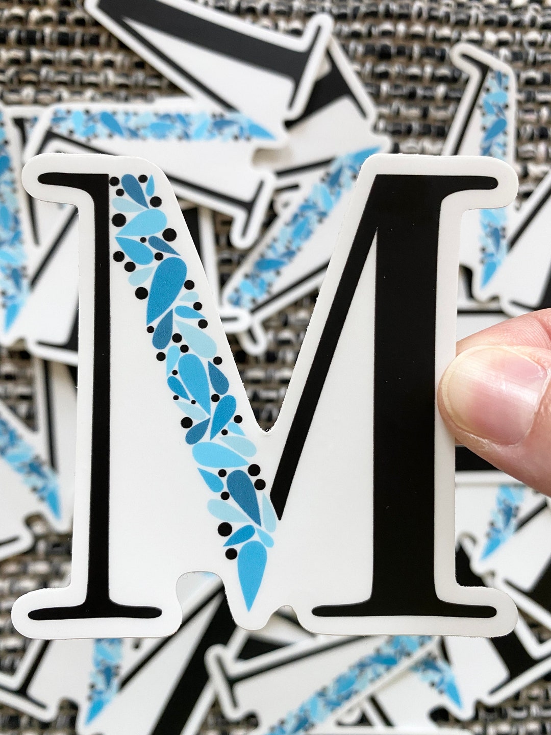 Letter Sticker, Alphabet Sticker, Water Bottle Sticker, Laptop Sticker ...