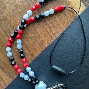Personalized Teacher Lanyard - Teacher Gift - Custom Lanyard - ID Badge Lanyard - Beaded Lanyard - Nurse Lanyard - Teacher Gift Idea