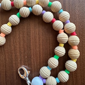 Personalized Teacher Lanyard - Teacher Gift - Custom Lanyard - ID Badge Lanyard - Beaded Lanyard - Nurse Lanyard - Teacher Gift Idea